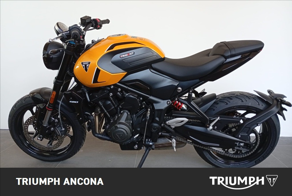 TRIUMPH Trident 660 Cosmic Yellow Abs